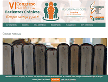 Tablet Screenshot of congresopacientescronicos.com